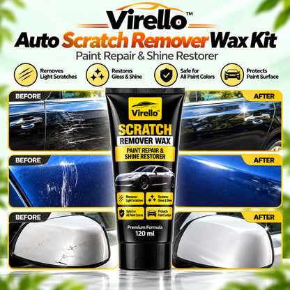 Virello™ Auto Scratch Remover Wax Kit – Paint Repair & Shine Restorer