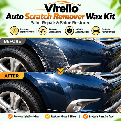 Virello™ Auto Scratch Remover Wax Kit – Paint Repair & Shine Restorer